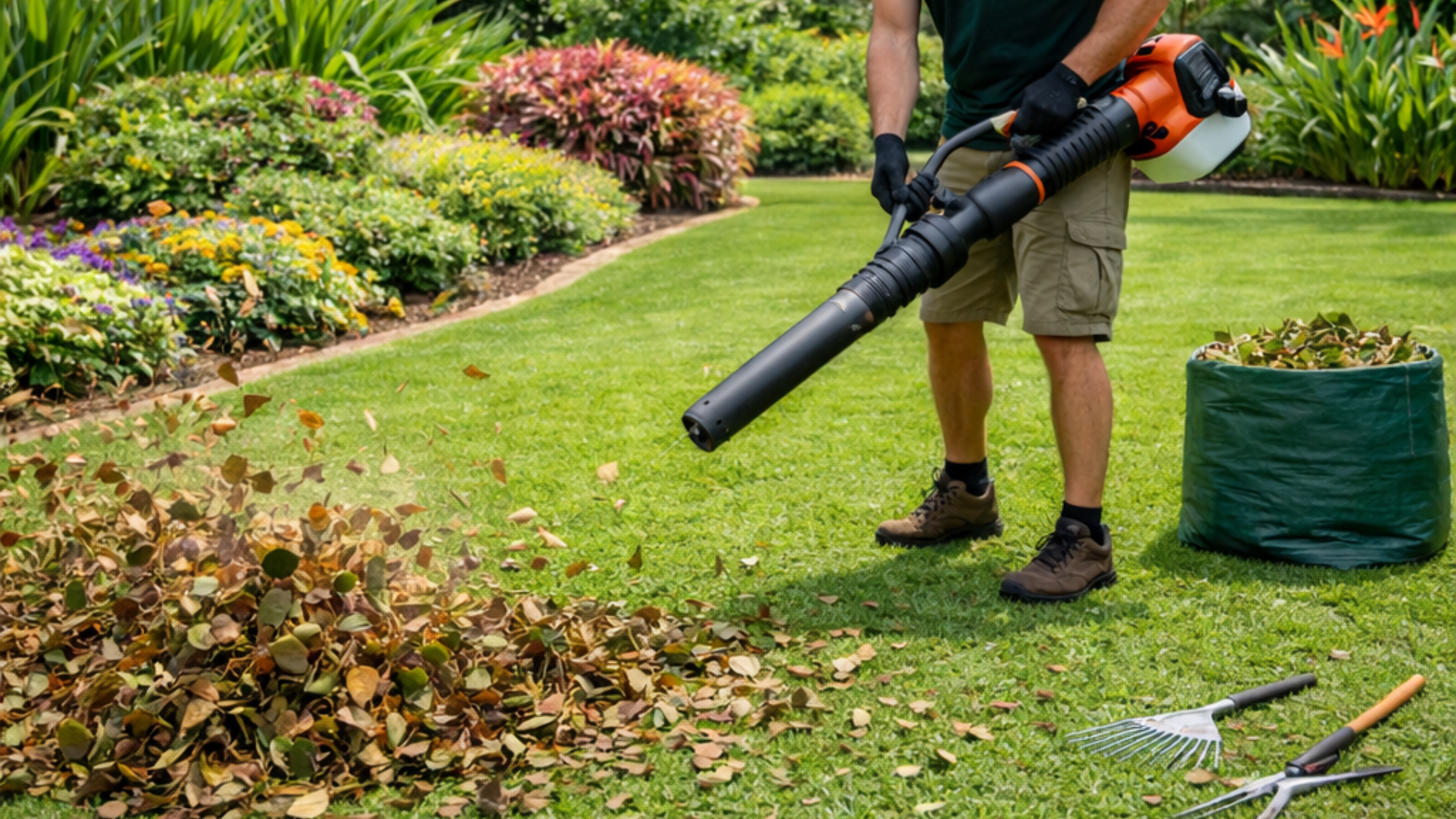 Leaf Blowing & General Tidy-Up