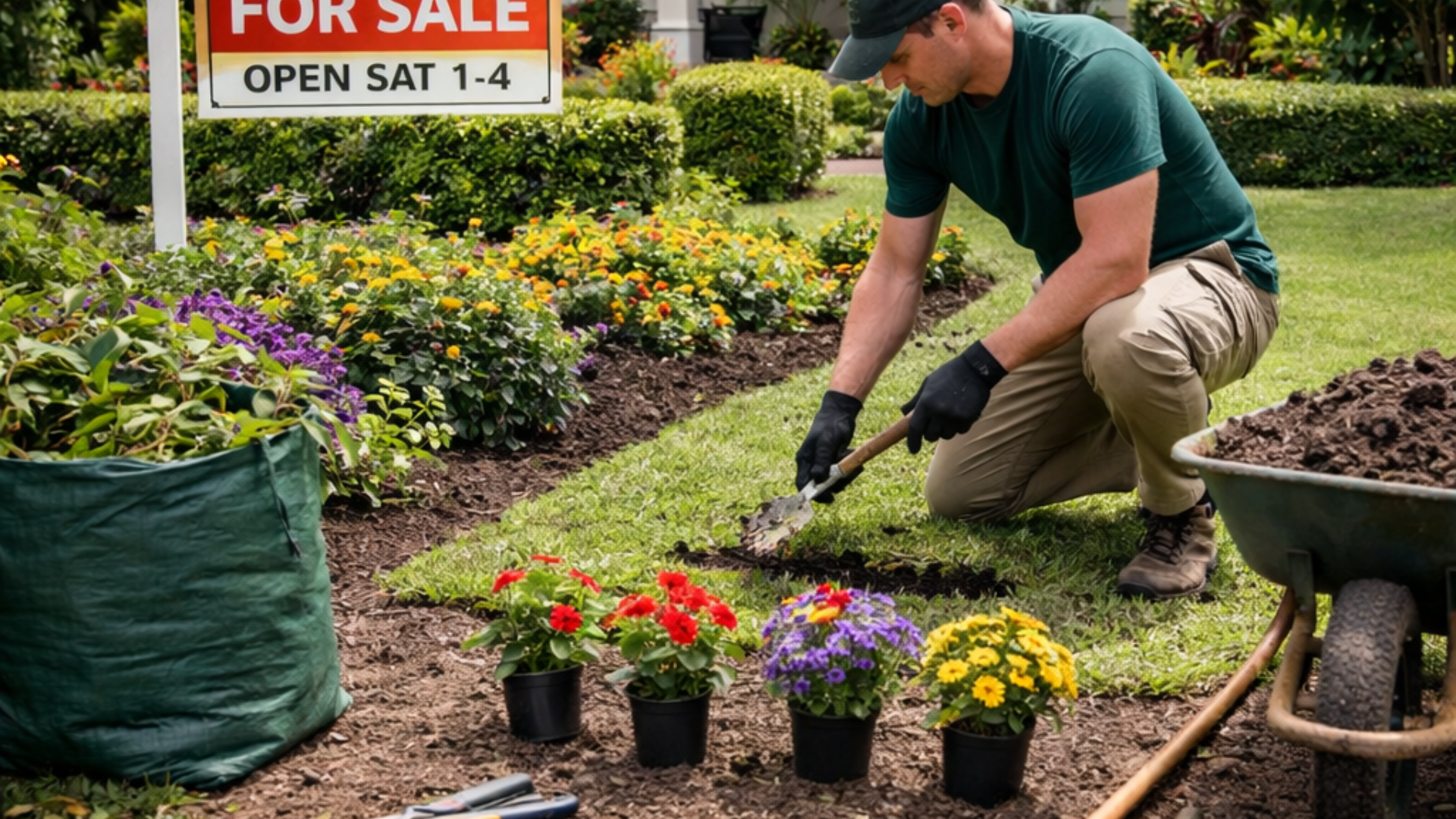 Pre-sale garden preparation
